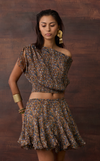 ATTA TOP - BROWN FLORAL