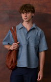 LUANG PRABANG TOP - DENIM CHAMBRAY