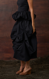 CATTLEYA SKIRT - BLACK SEERSUCKER (PRE ORDER)