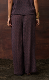 BALI PANTS - PURPLE CHEVRON