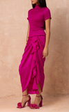 FLORA SKIRT - BOUGAINVILLEA