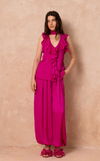 SORRENTO PANTS - BOUGAINVILLEA