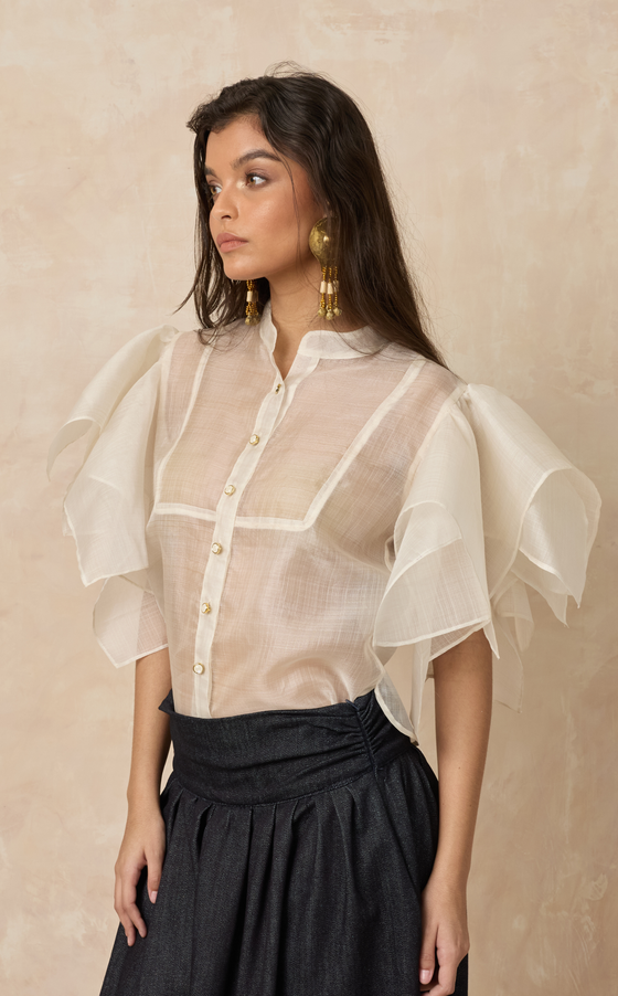 TEODORA TOP - PIÑA COCOON (PRE ORDER)