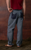 BENGAL PANTS - BLUE DENIM STRIPES