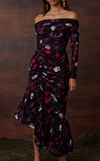 GUYANA SKIRT - MIDNIGHT BLOOM