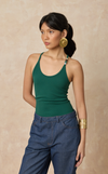 BHUTAN TANK TOP - MOSS