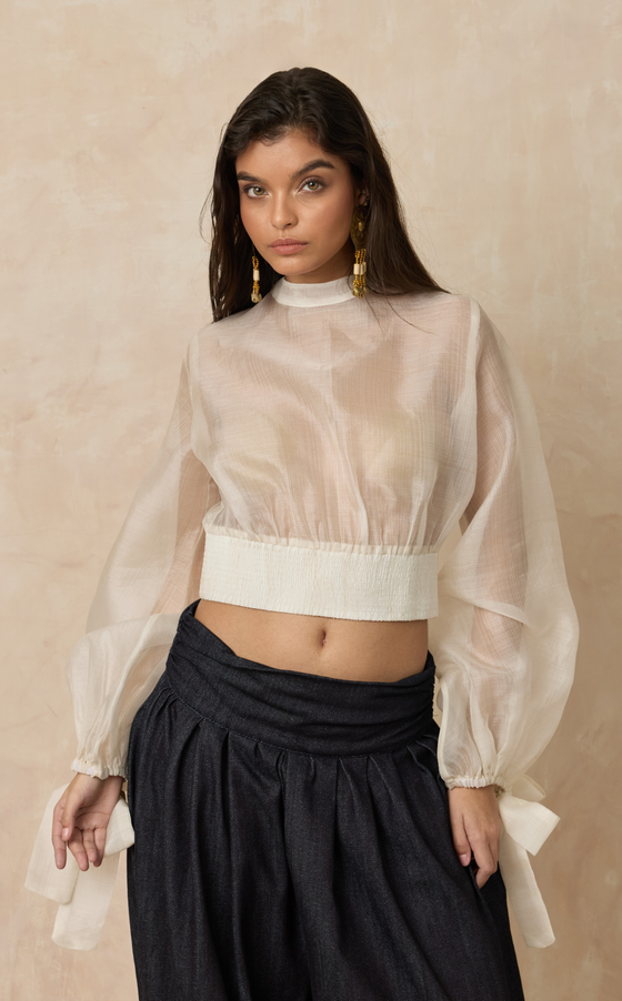 LIBERIA TOP - PIÑA COCOON (PRE ORDER)