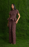 BALI PANTS - VERMILION GREEN LOTUS