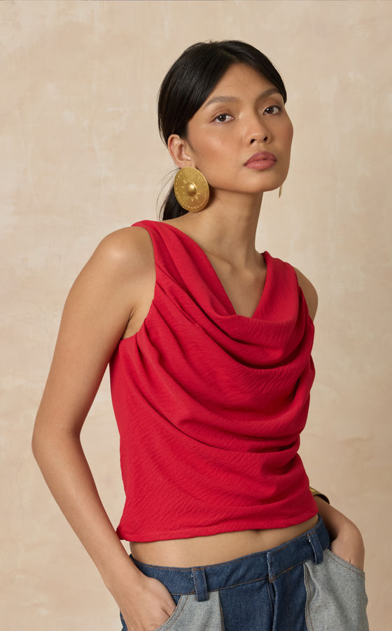 ANTALYA TOP - SCARLET