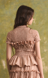 MATERA TOP - BLUSH STRIPES
