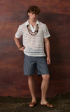SAN REMO POLO - OFF WHITE LACE w/Emblem 1