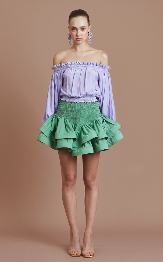 VIDA SKIRT - PISTACHIO (PRE ORDER)