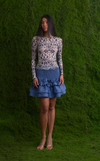 VALLETA SKIRT - BLUE TWILL