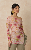 KORA TOP -  PINK FLORAL (PRE ORDER)