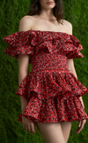 IBIZA TOP - PETAL ABSTRACT