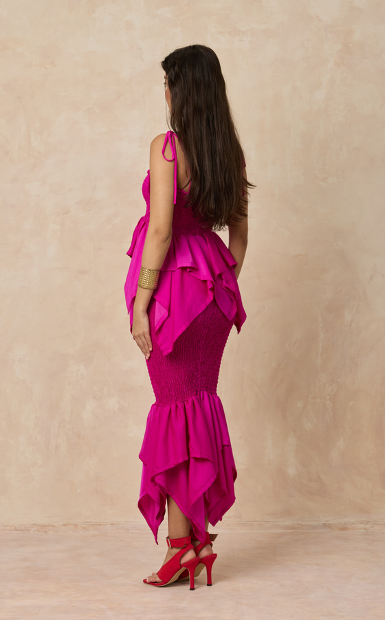 TUVALU SKIRT -  BOUGAINVILLEA