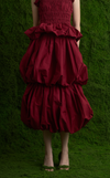 SAYA SKIRT - MAROON (PRE ORDER)