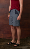 BENGAL SHORTS - BLUE DENIM STRIPES