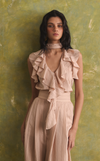 ALHAMBRA TOP - BLUSH STRIPES (PRE ORDER)