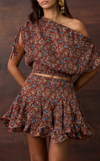 GOBI SKIRT - TERRACOTTA FLORAL