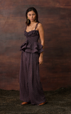 BALI PANTS - PURPLE CHEVRON