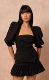BILBAO BOLERO - BLACK DOTTED