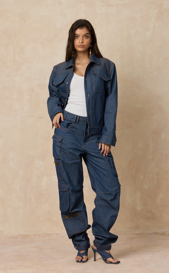 VERMONT WOMEN'S  JACKET - DENIM (PRE ORDER)