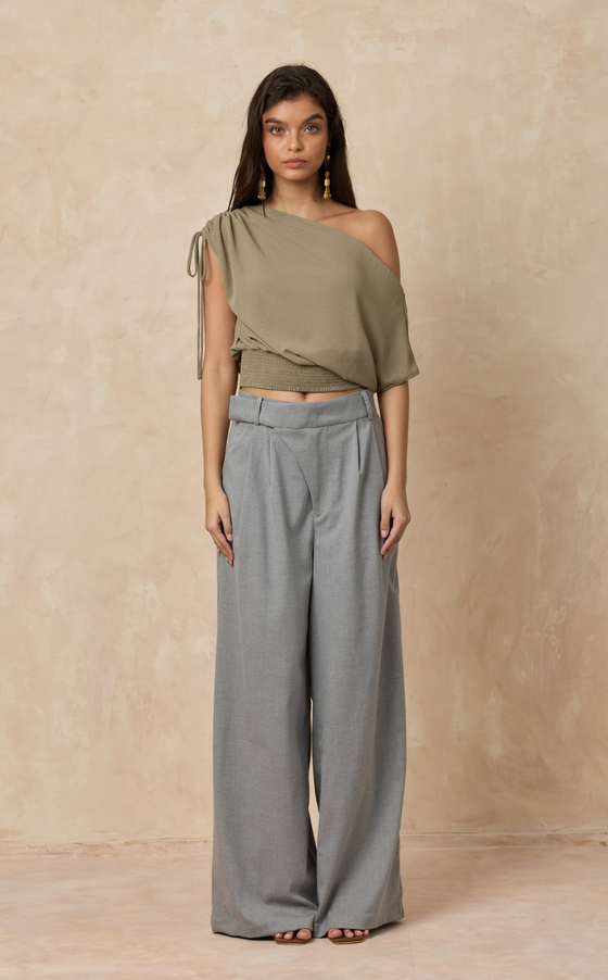 BANGALORE PANTS - GRAY WOOL (PRE ORDER)