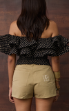 IBIZA TOP - ABSTRACT DOTS