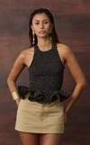 BERINA TOP - ABSTRACT DOTS