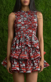 BRISBANE TOP - CRIMSON BOTANICAL