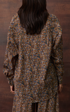 JAIPUR TOP - BROWN FLORAL