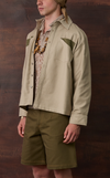 TEHRAN OVERSHIRT - LIGHT BEIGE TWILL