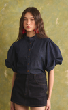 CAMIA TOP - SOFT DENIM
