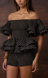 ROMA TOP - ABSTRACT DOTS