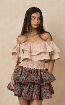  IBIZA TOP 2.0 - BLUSH STRIPES