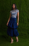 BAGHDAD TOP - BLUE BAROQUE