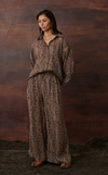 JAIPUR TOP - BROWN FLORAL
