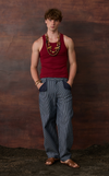 BENGAL PANTS - BLUE DENIM STRIPES