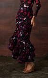 GUYANA SKIRT - MIDNIGHT BLOOM