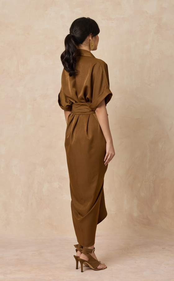 ASMARA DRESS - BRONZE