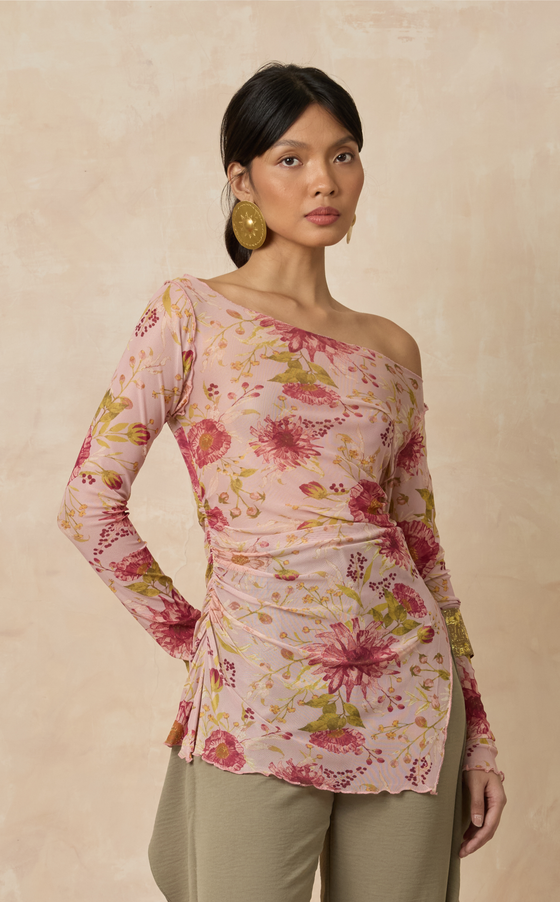 KORA TOP -  PINK FLORAL (PRE ORDER)