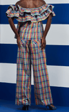 BALI PANTS - PINK CHECKERED