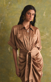ASMARA DRESS - GOLDEN TAN