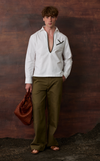 NEPAL SHIRT - WHITE OXFORD