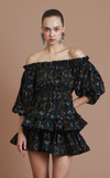BOGOTA TOP - VINTAGE BLACK FLORAL