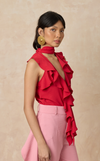 ALHAMBRA TOP - SCARLET