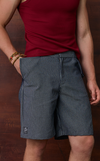 BENGAL SHORTS - BLUE DENIM STRIPES