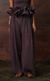 BALI PANTS - PURPLE CHEVRON