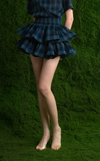 AYDA SKIRT - GREEN TARTAN (PRE ORDER)
